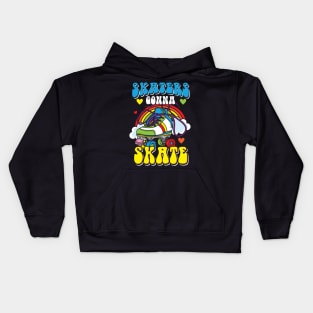 Roller Skating T Shirt retro blades Kids Hoodie